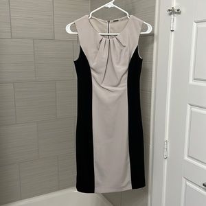 Authentic Elie Tahari two toned pencil dress.